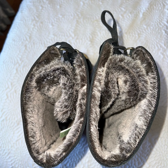 TIMBERLAND KICKADILLA Suede Leather Faux Fur Lace up boots. Size 8M - Picture 8 of 14